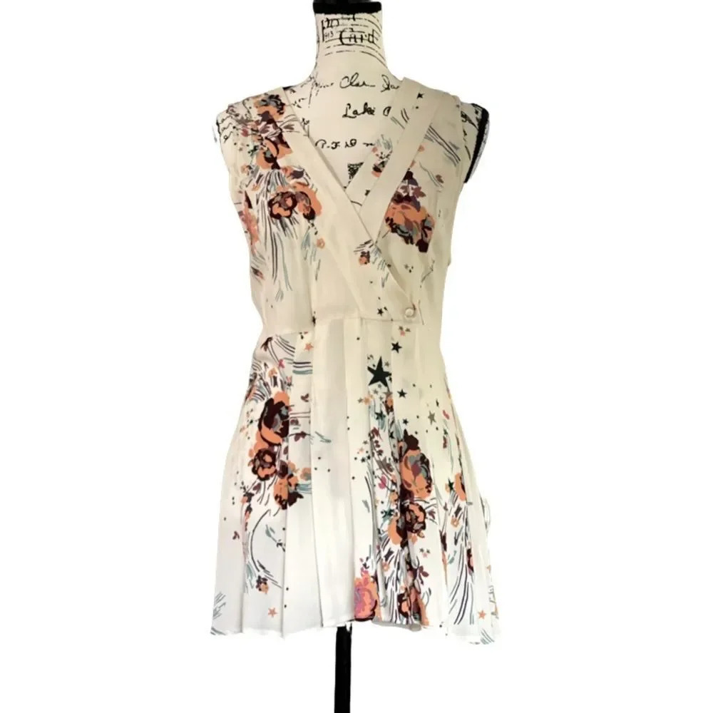 Free People Wrap sleeveless top NWT MSRP $98 Small - Picture 2 of 8